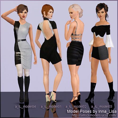 My Sims 3 Poses: Model poses by Inna Lisa